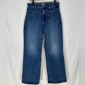 Mother Womens Patch Pocket Mid Rise Maven Ankle StraightLegs  Jeans, 28 Bohemian